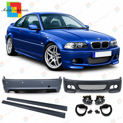 💕BODYKIT ADATTO  PER  BMW E46 COUPE 99-07 PDC LOOK M2💕