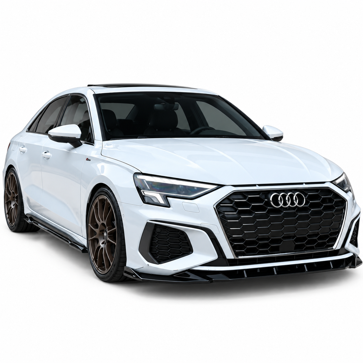 👉Splitter anteriore adatto per Audi A3 s-Line berlina Facelift (2020-2024)👈