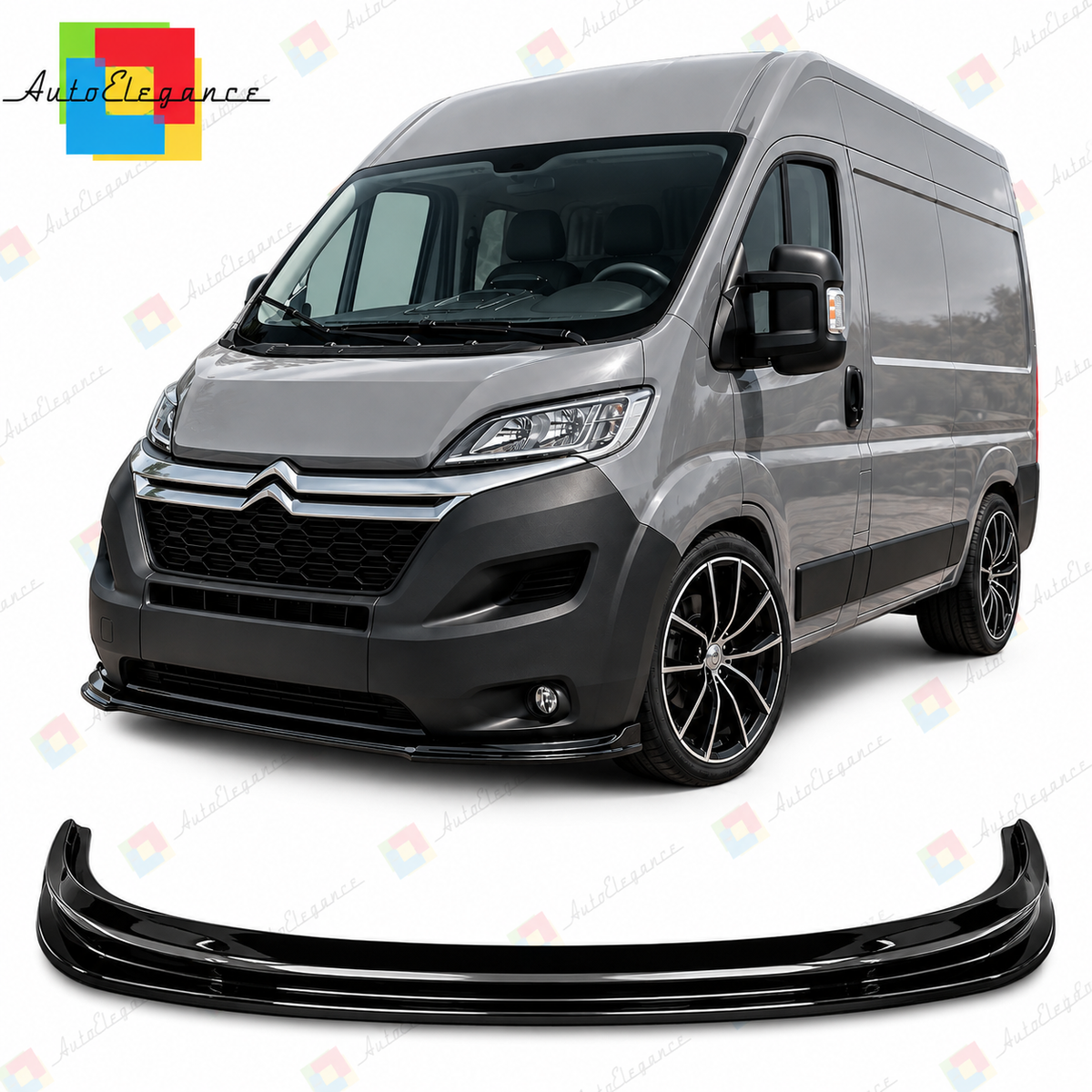💕ART.10517 SPLITTER ADATTO PER CITROEN JUMPER 2014-2024 NERO LUCIDO💕