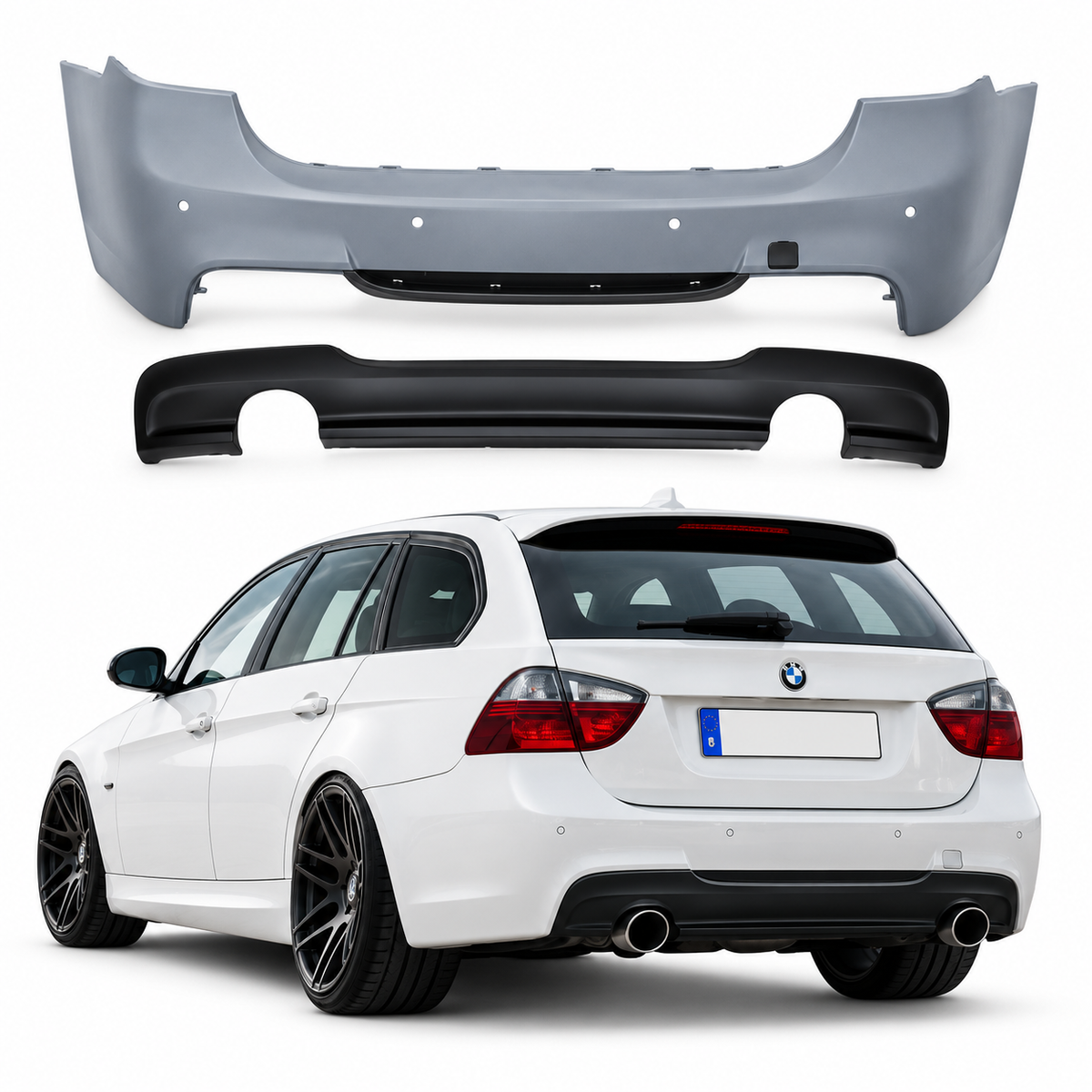 💕BODYKIT ADATTO PER BMW 3 E91 05-08 LOOK M3 PDC SRA💕