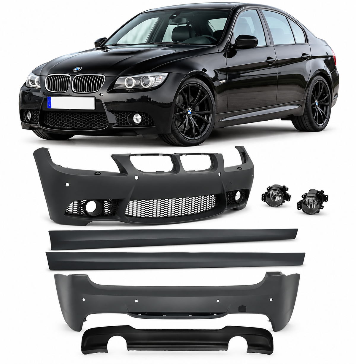 💕BODYKIT ADATTO PER BMW 3 E91 05-08 LOOK M3 PDC SRA💕