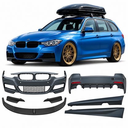 💕BODYKIT ADATTO PER  BMW 3 F31 TOURING LOOK M PERFORMANCE💕