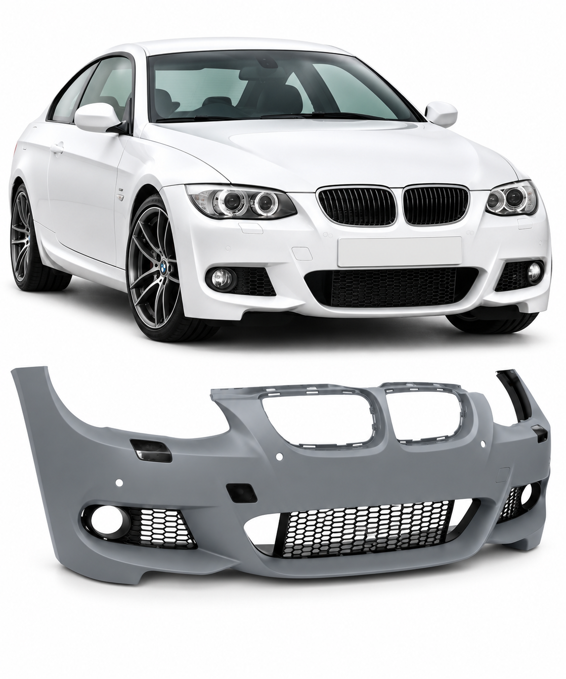 💕BODYKIT ADATTO PER  BMW 3  E92 LCI 10-14 LOOK M PDC SRA💕
