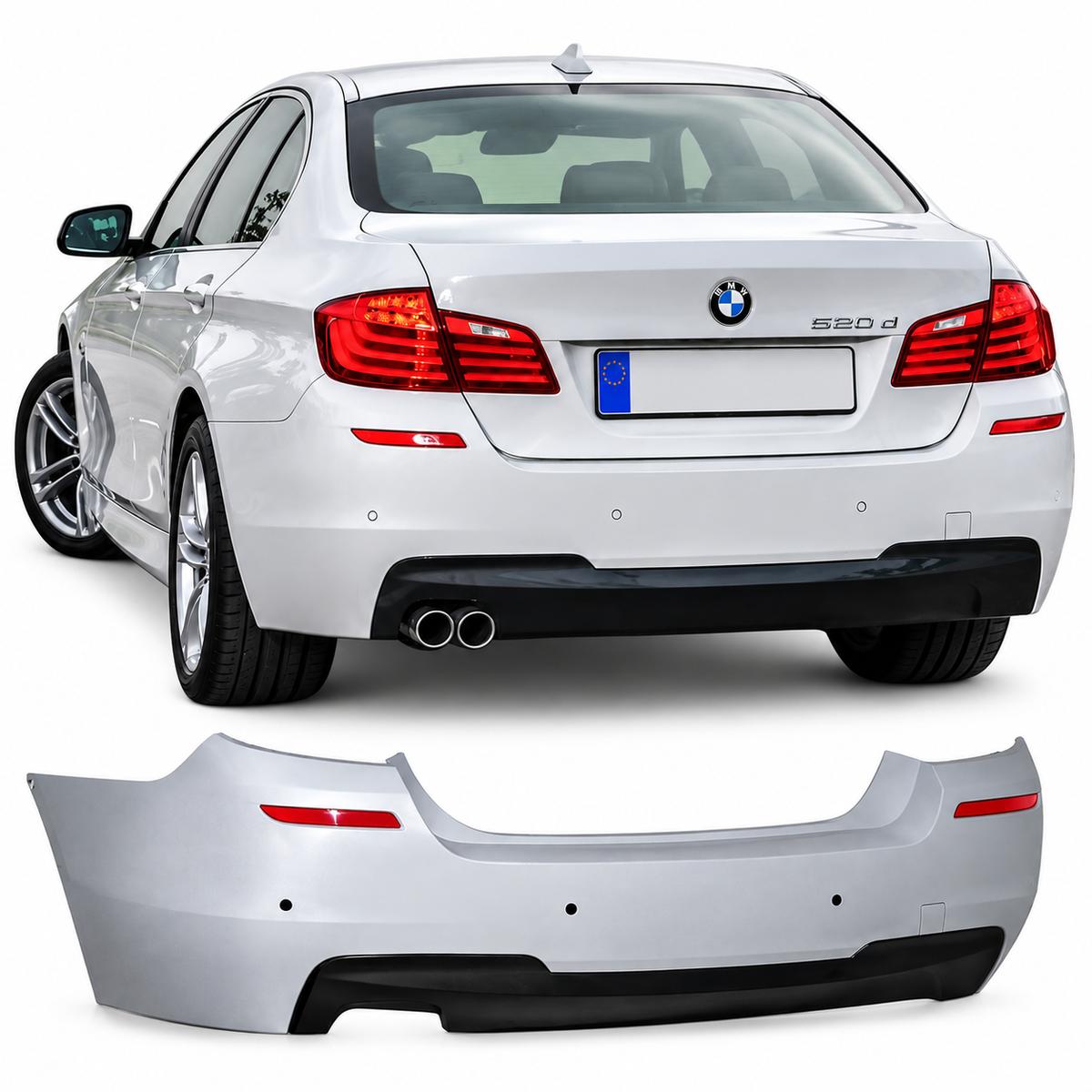 💕BODYKIT ADATTO PER   BMW 5 F10 LCI 13-17 LOOK M PDC SRA💕