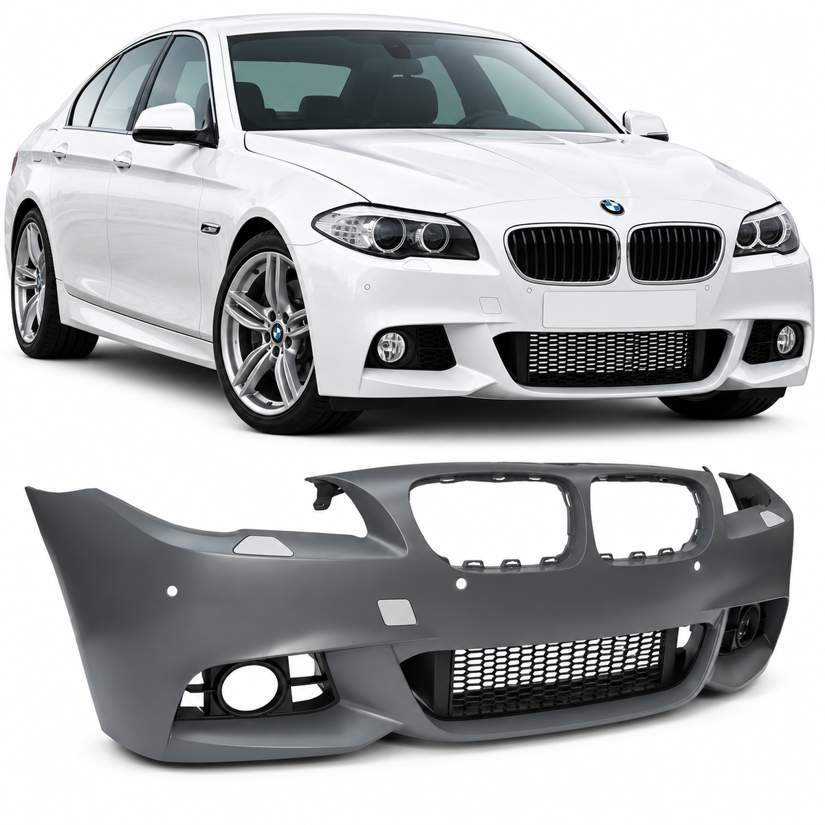 💕BODYKIT ADATTO PER   BMW 5 F10 LCI 13-17 LOOK M PDC SRA💕