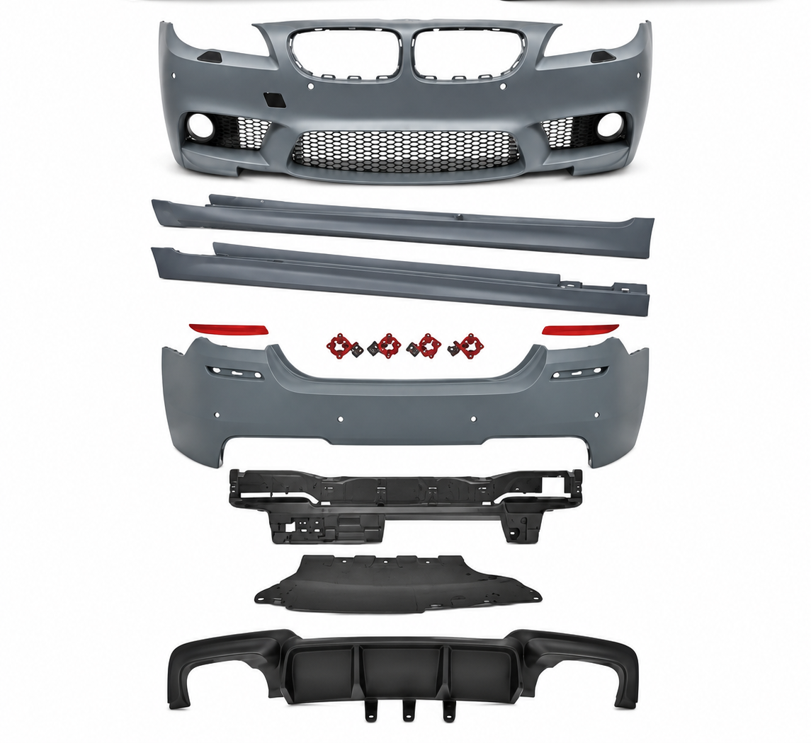 💕BODYKIT ADATTO PER   BMW 5 F10 LCI 13-17 LOOK M5 PDC SRA💕