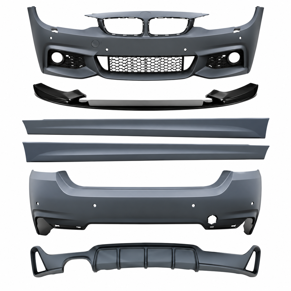 💕BODYKIT  ADATTO PER    BMW 4 F36 GRAN COUPE LOOK M PERFORMANCE PDC SRA💕