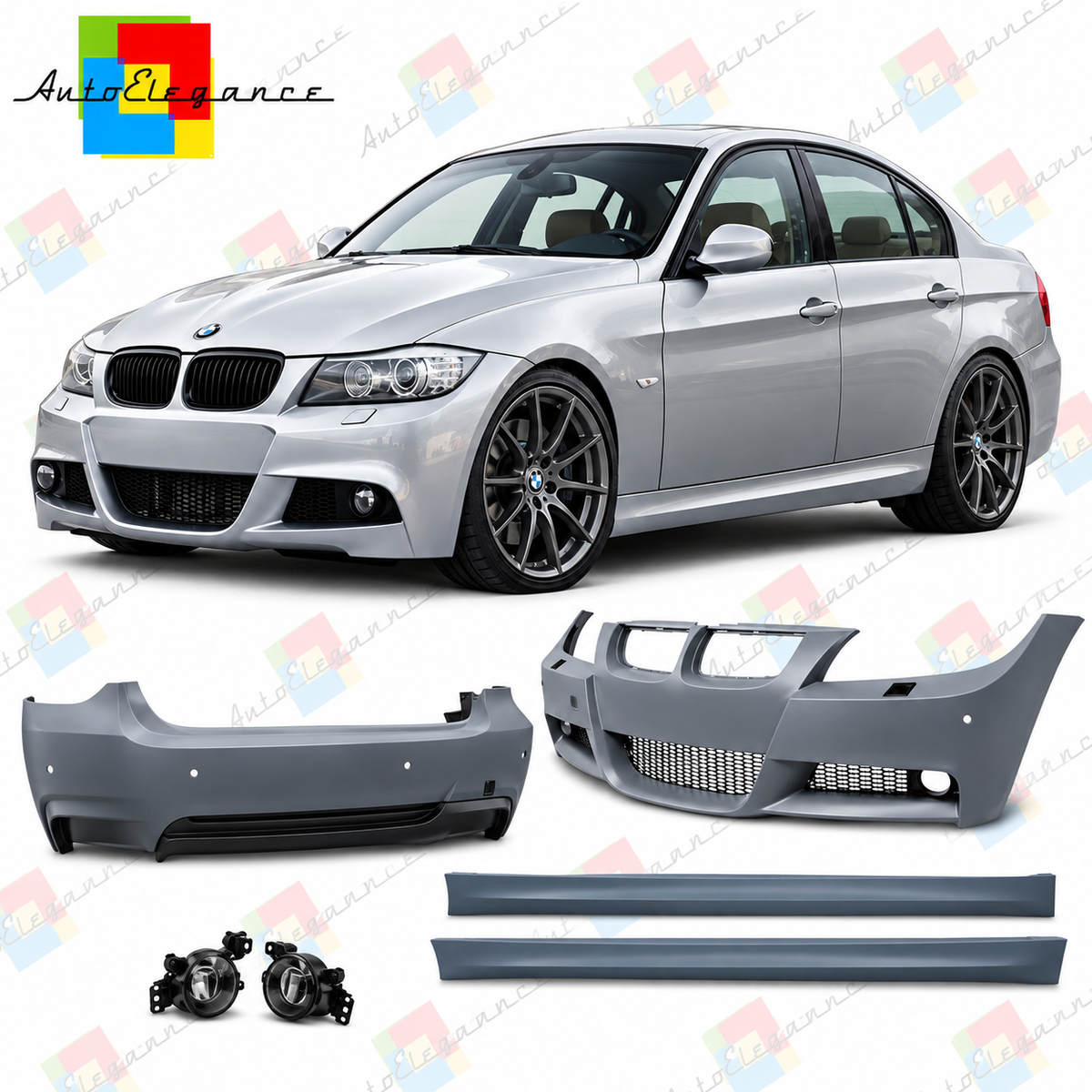 💕BODYKIT  ADATTO PER  BMW 3 E90 LCI 08-12 LOOK M SRA💕