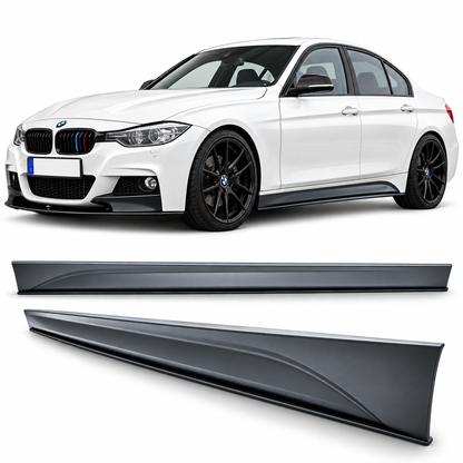 💕BODYKIT  ADATTO PER  BMW F30 LOOK M PERFORMANCE PDC USCITA DOPPIA💕