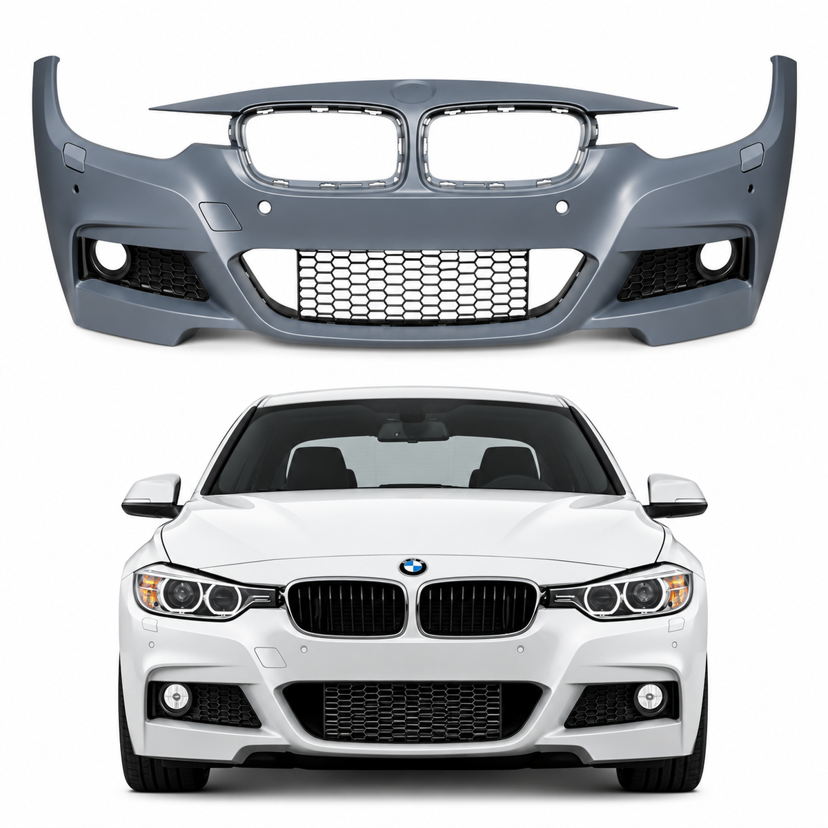 💕BODYKIT  ADATTO PER  BMW 3 F31 TOURING LOOK M PERFORMANCE PDC💕