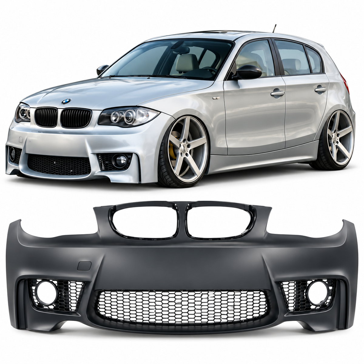 💕BODYKIT  ADATTO PER  BMW 1 E87 LOOK 1M SENZA PDC💕