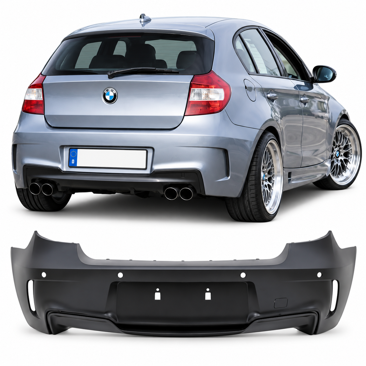 💕BODYKIT  ADATTO PER  BMW 1 E87 LOOK 1M PDC💕