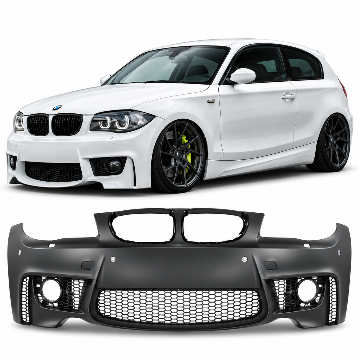 💕BODYKIT  ADATTO PER  BMW 1 E87 LOOK 1M PDC💕