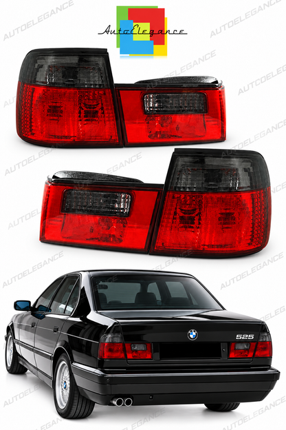 👉Fanali posteriori rossi fumé adatto per BMW E34 berlina 02.88-12.95👈