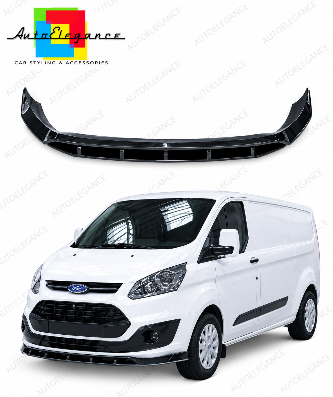 👉Splitter anteriore adatto per Ford Transit Custom Mk1 (2012-2018)👈