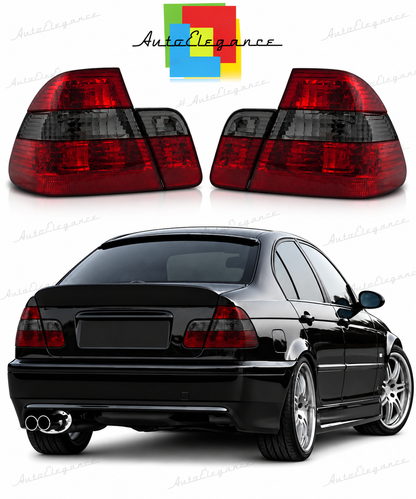 👉Fanali posteriori rossi fumé adatto per BMW E46 09.01-03.05👈