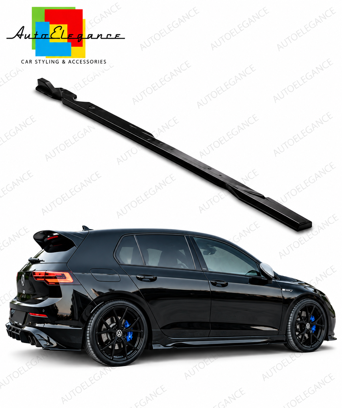 👉Minigonne laterali adatto per VW Golf MK8 R (2020-2024)👈