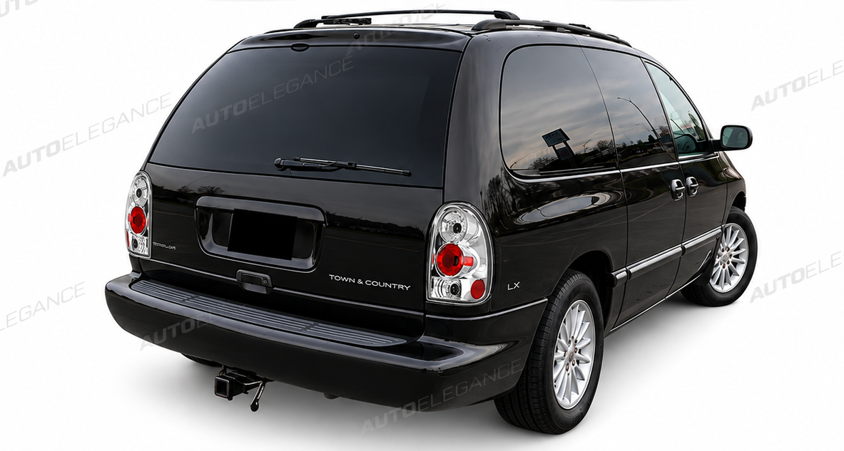 👉Fanali Posteriori adatto per CHRYSLER VOYAGER 96-02.01 CROMATA👈