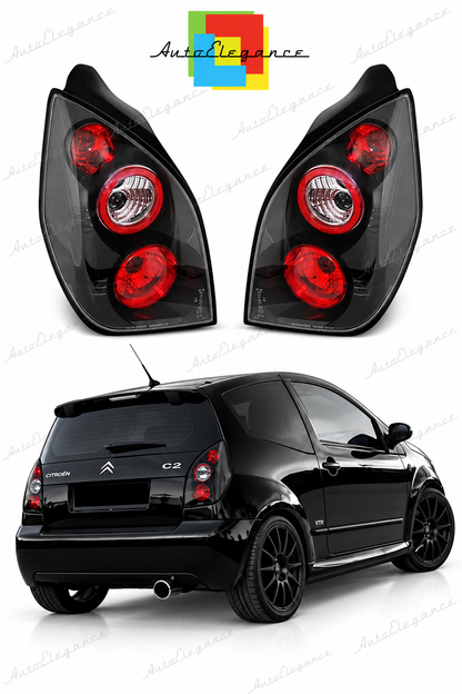 👉Fanali posteriori adatto per CITROEN C2 11.03-10 NERI👈