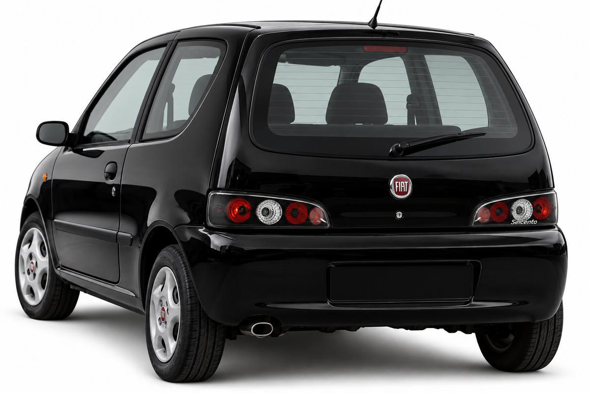 👉Fanali posteriori adatto per FIAT SEICINTO 600 98-10 NERI👈
