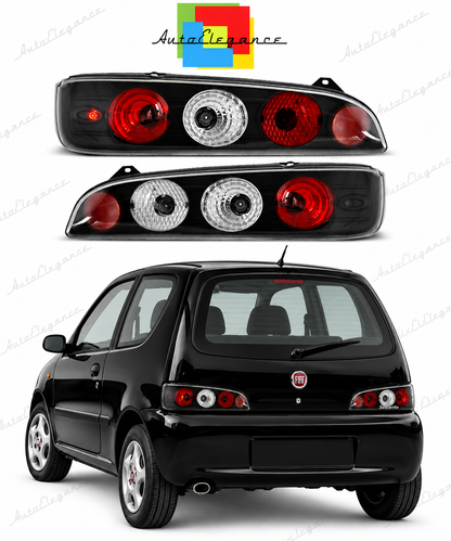 👉Fanali posteriori adatto per FIAT SEICINTO 600 98-10 NERI👈