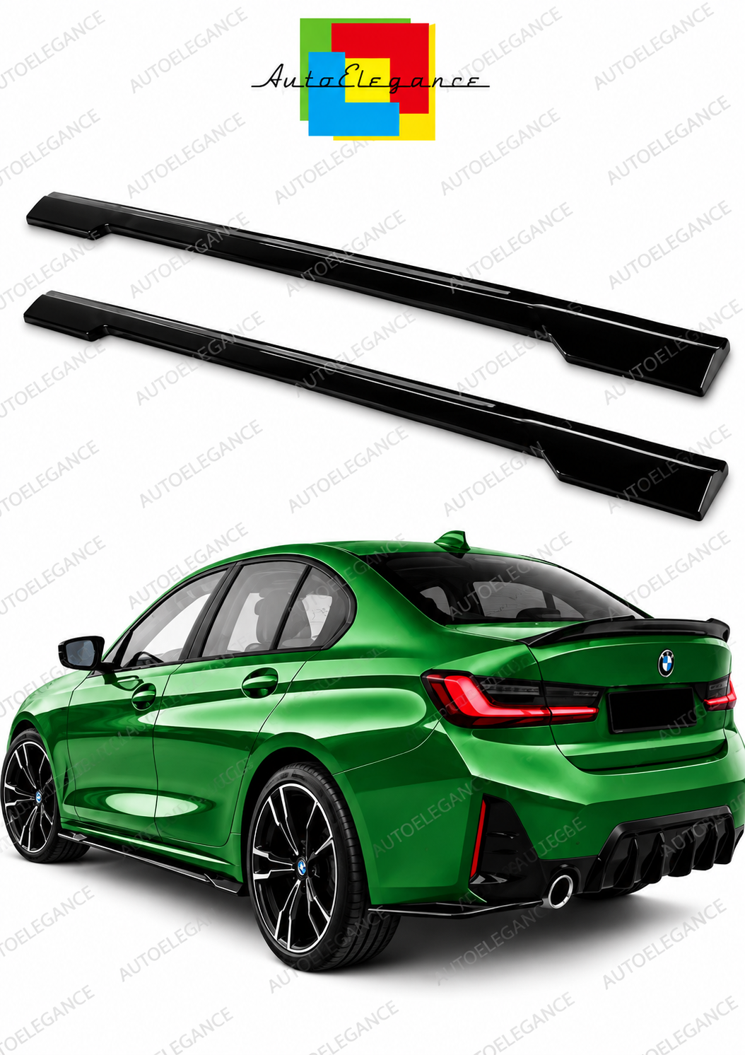 👉Sotto Minigonne laterali adatto per BMW 3 G20/G21 M-Pack Facelift (2022)👈