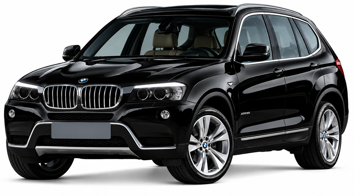 👉Fari anteriori Angel Eyes a LED neri adatto per BMW X3 F25 10-07.14👈