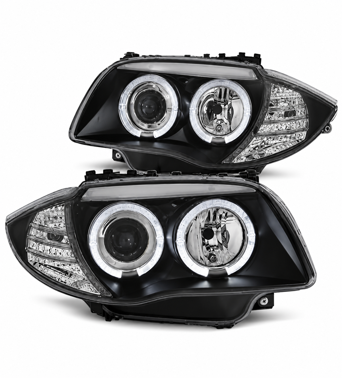 💕ART.10527 FARI ANGEL EYES NERI ADATTO  PER  BMW 1 E87/E81/82/88 04-11 💕