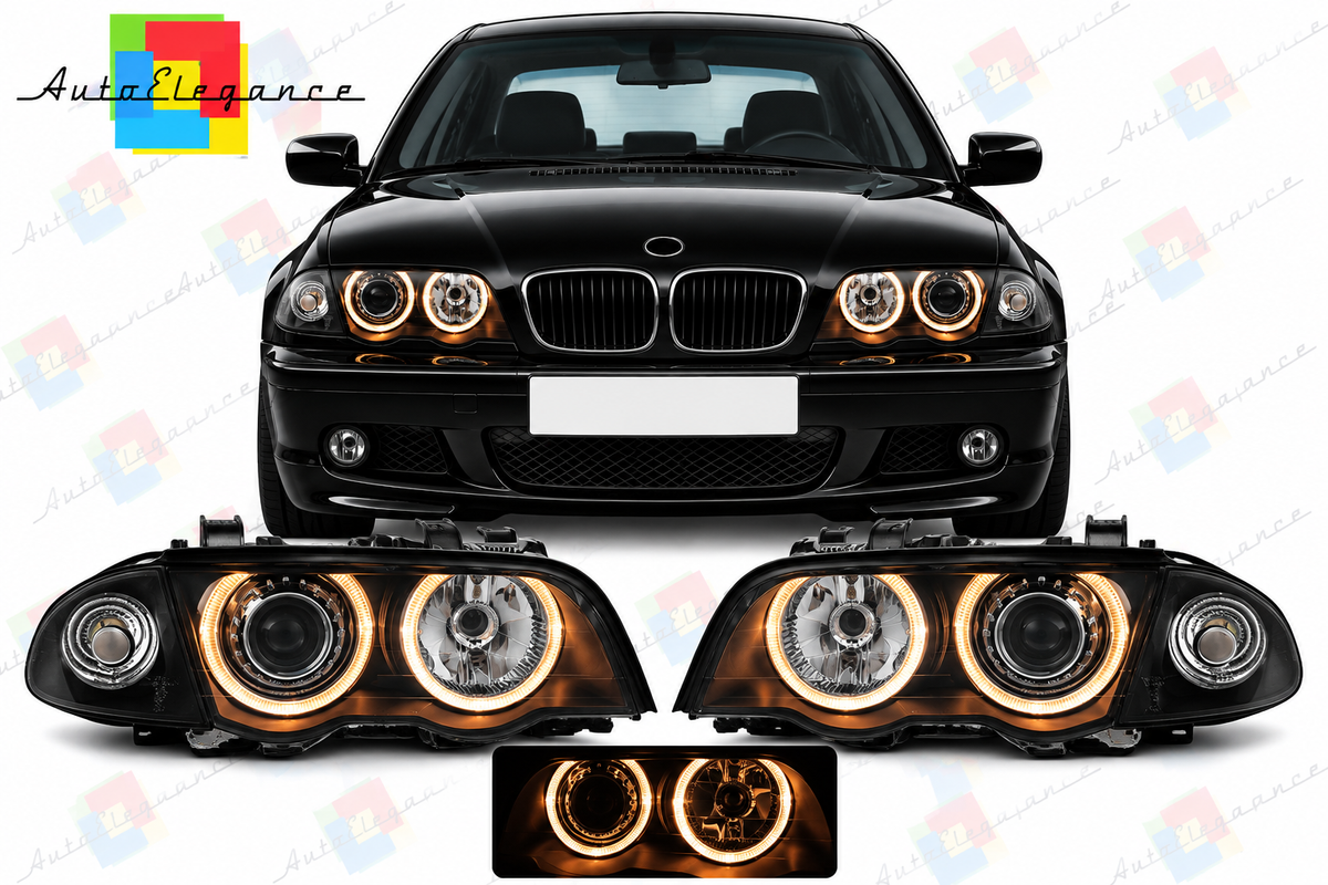 💕ART.6321 FARI ANTERIORI ADATTO PER BMW 3 E46 05.98-08.01 S/T💕