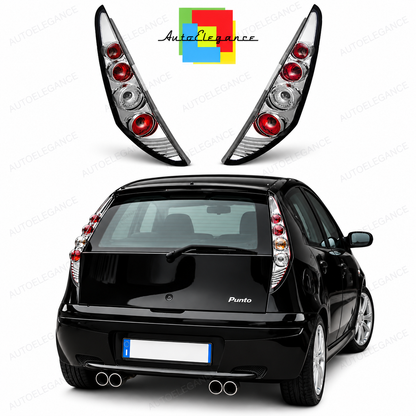 👉Fari posteriori adatto per FIAT PUNTO 2 10.99-06.03 3D cromati👈