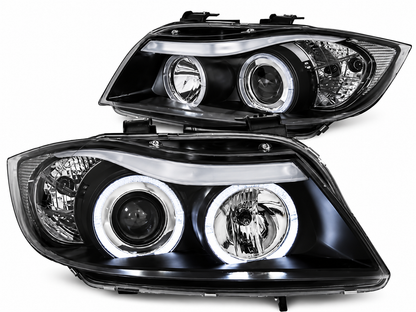 💕ART.10529 FARI  ANTERIORI  ADATTO  PER BMW 3 E90/E91 05-08 NERO💕