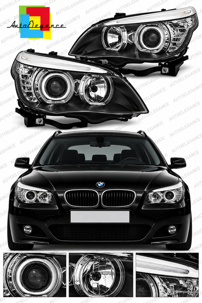 💕ART.10533 FARI ANTERIORI ADATTO PER BMW 5 E60/E61 03-07💕