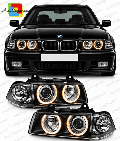 💕ART.10534 FARI ANTERIORI ADATTO PER BMW 3 E36 12.90-08.99💕