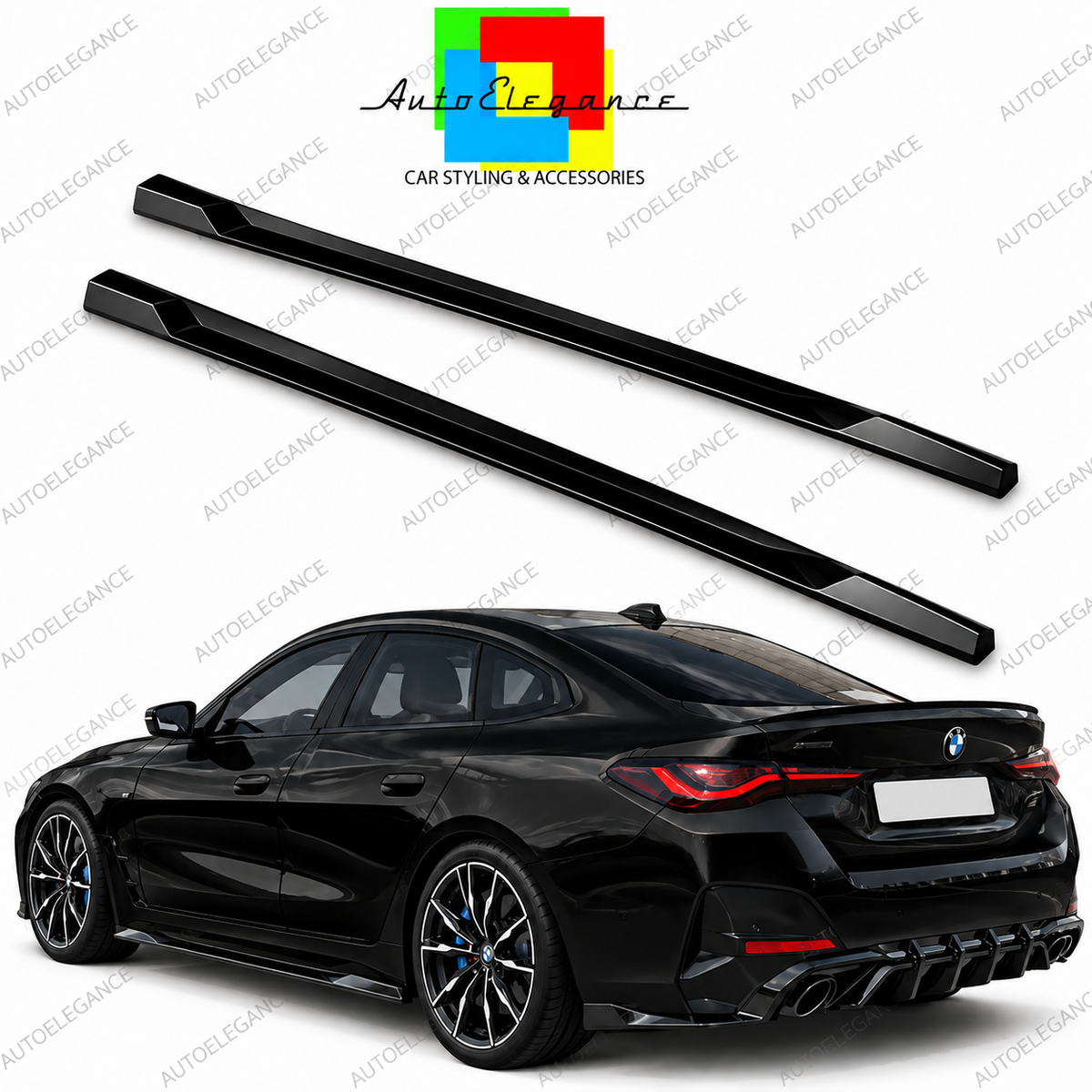 👉Sotto Minigonne laterali adatto per BMW 4 Series G26 Gran Coupé (2021+)👈