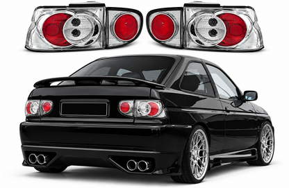 👉Fari Posteriori adatto per FORD ESCORT MK6/7 93-00 Cromati👈