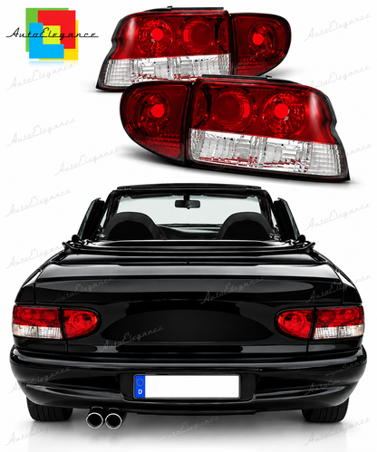 👉Fari Posteriori adatto per FORD ESCORT MK6/7 93-00 ROSSO BIANCO👈