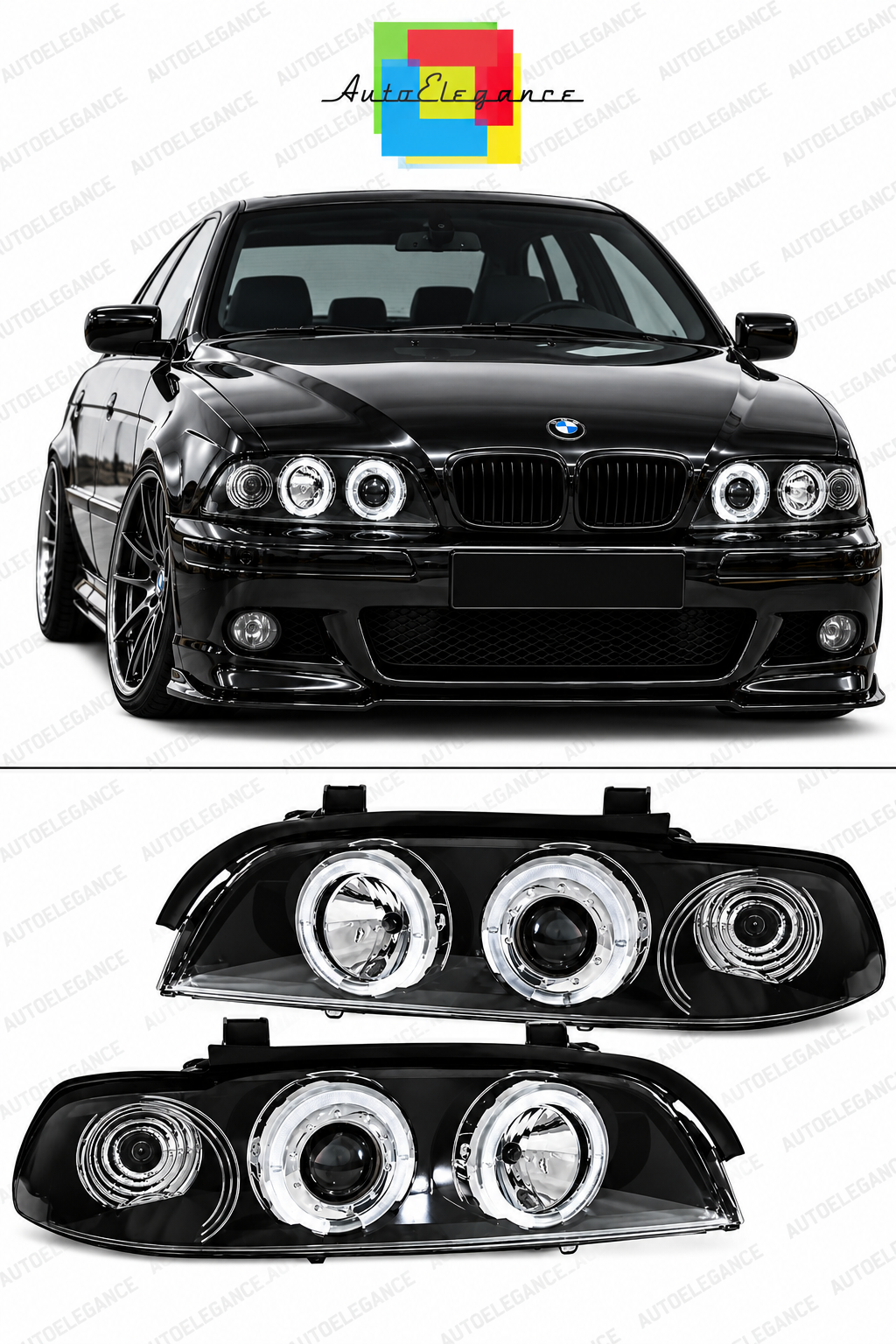 💕ART.10547 FARI  ANTERIORI ADATTO PER BMW 5 E39 95-03💕