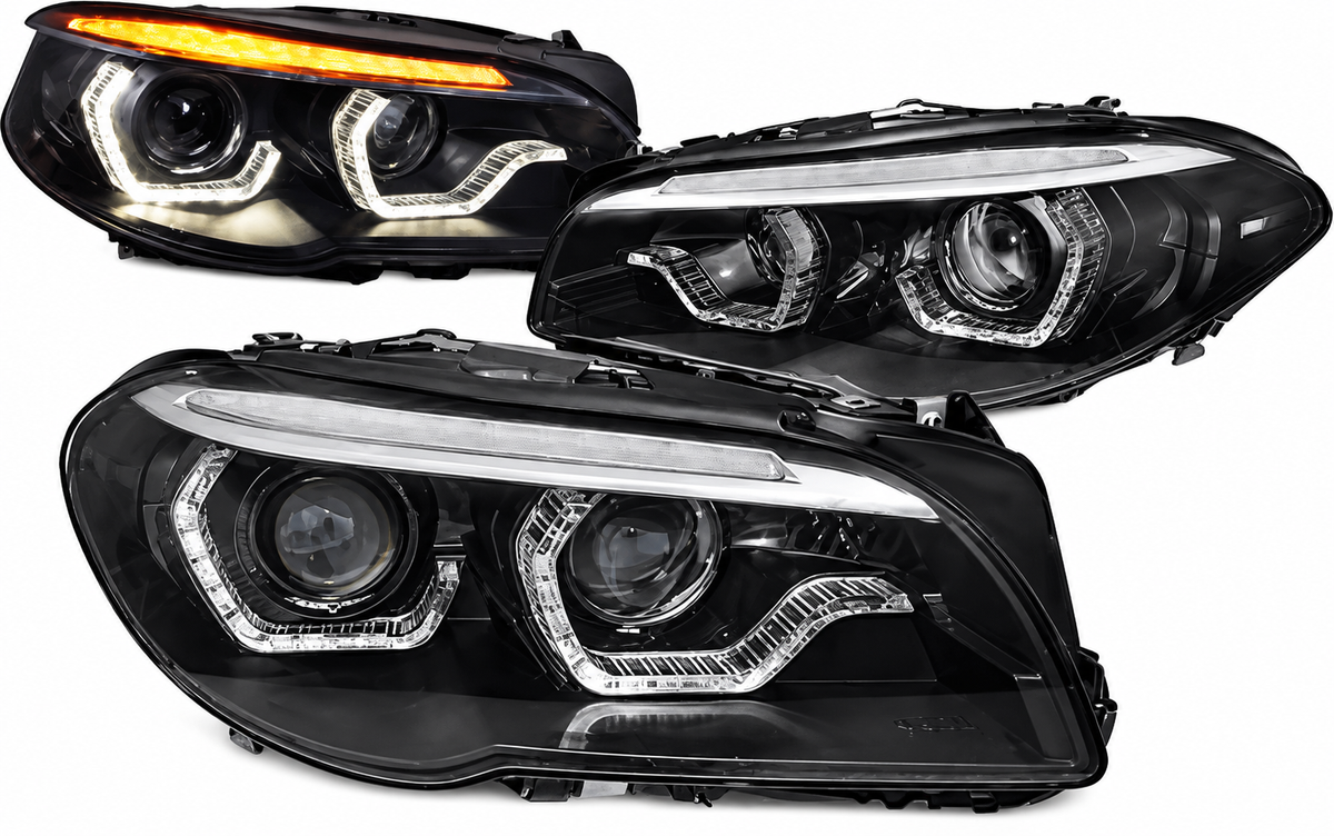 💕ART.10548  FARI ANTERIORI ADATTO PER  BMW F10/F11 10-13 NERO💕