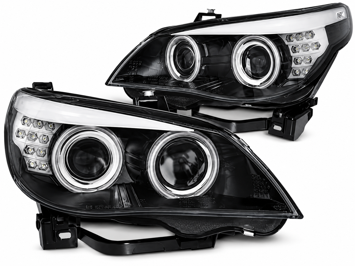 💕ART.10552 FARI  ANTERIORI ADATTO  PER BMW E60/E61 05-07💕
