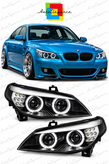 💕ART.10552 FARI  ANTERIORI ADATTO  PER BMW E60/E61 05-07💕