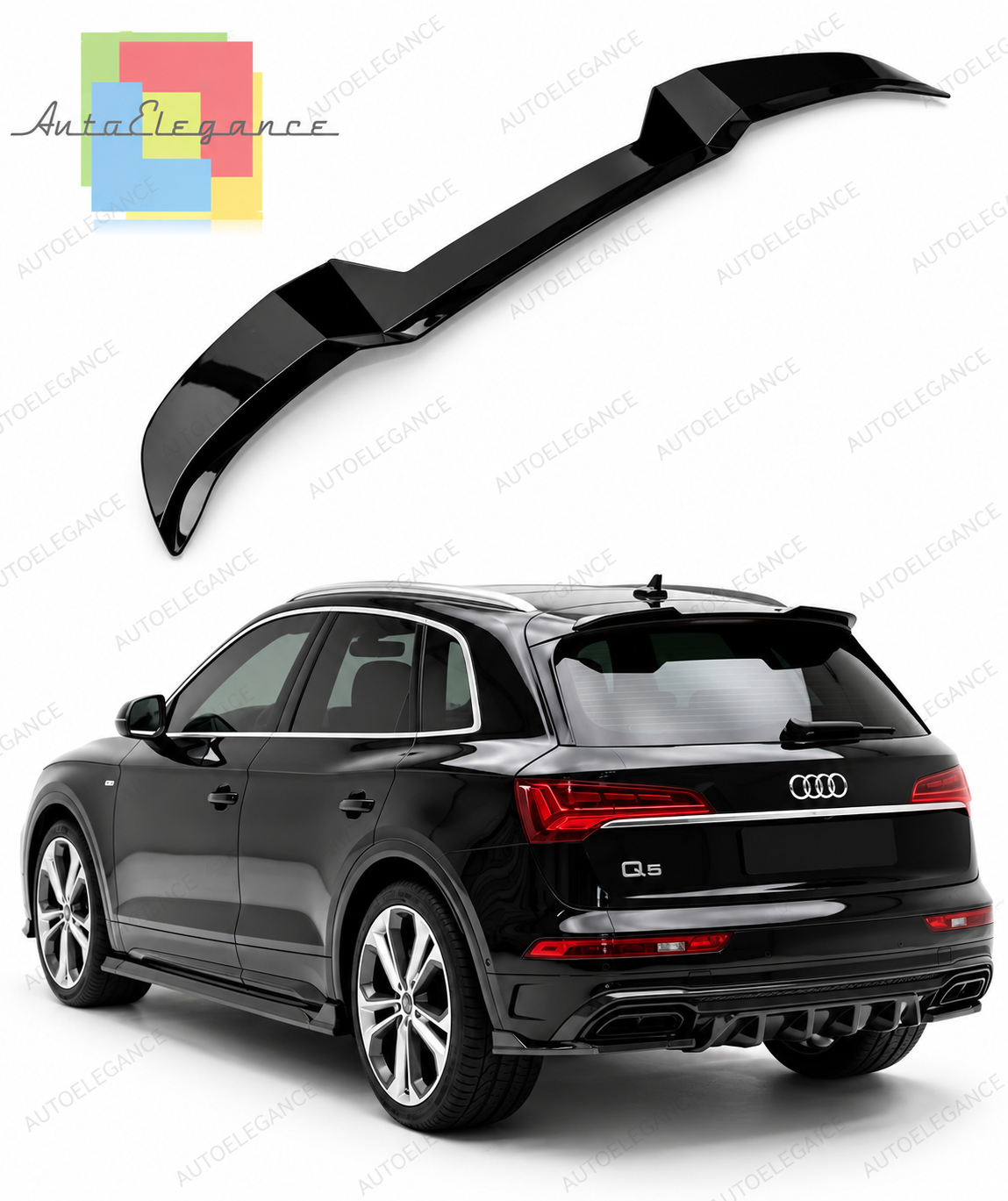 👉Spoiler adatto per Audi SQ5/Q5 S-Line Sportback Facelift (2020-2024)👈