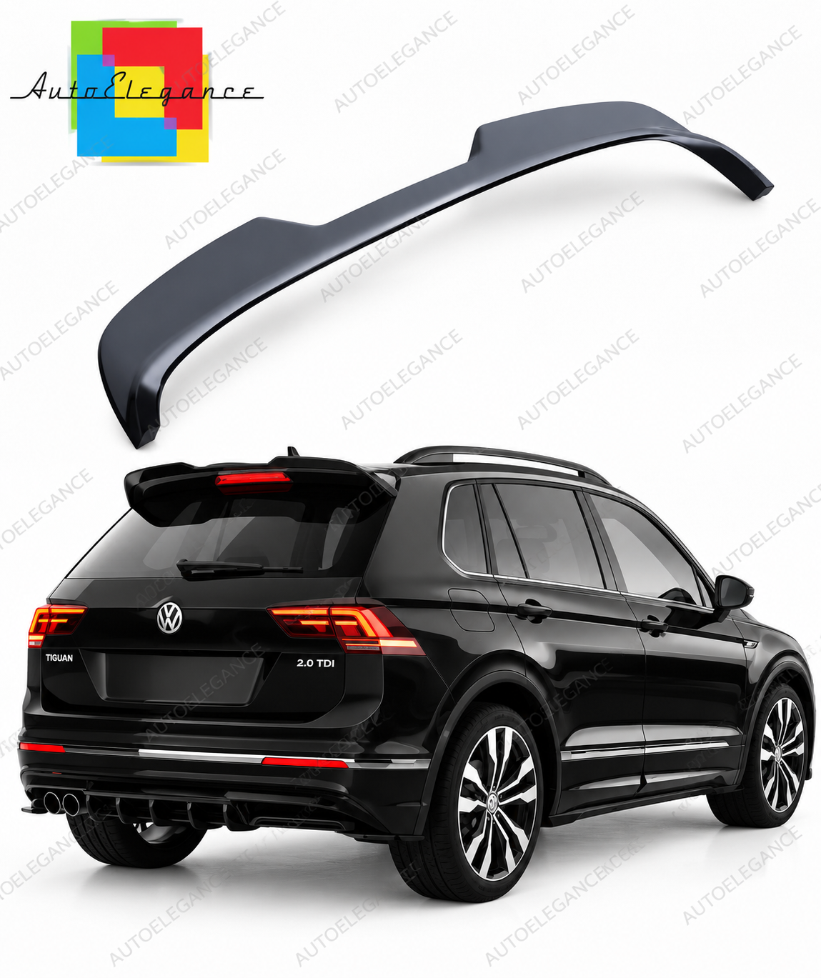 👉Spoiler adatto per VW Tiguan Mk2 R.Line (2015-2020)👈