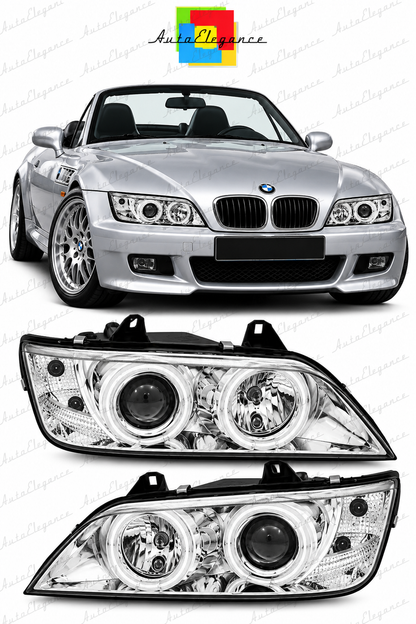 💕ART.10556 FARI ANTERIORI ADATTO PER  BMW Z3 01.96-02 CHROME 💕