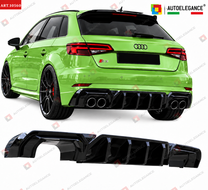 👉ART.10560 DIFFUSORE LOOK S3 ADATTO PER Audi S3 8V SB 13-16 PARAURTI SLINE👈