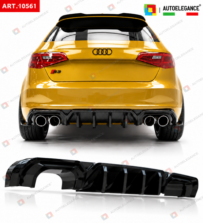 👉ART.10561 DIFFUSORE LOOK S3 ADATTO PER Audi S3 8V SB 2017+ PARAURTI SLINE👈