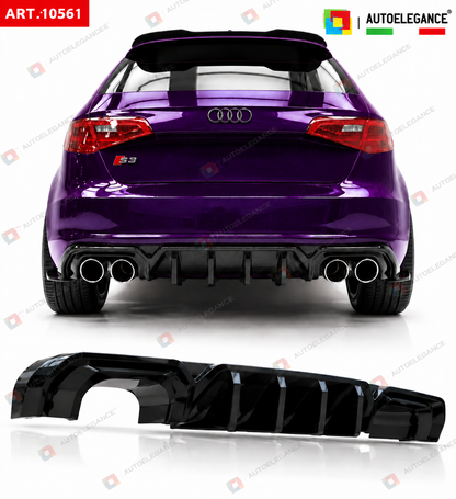 👉ART.10561 DIFFUSORE LOOK S3 ADATTO PER Audi S3 8V SB 2017+ PARAURTI SLINE👈
