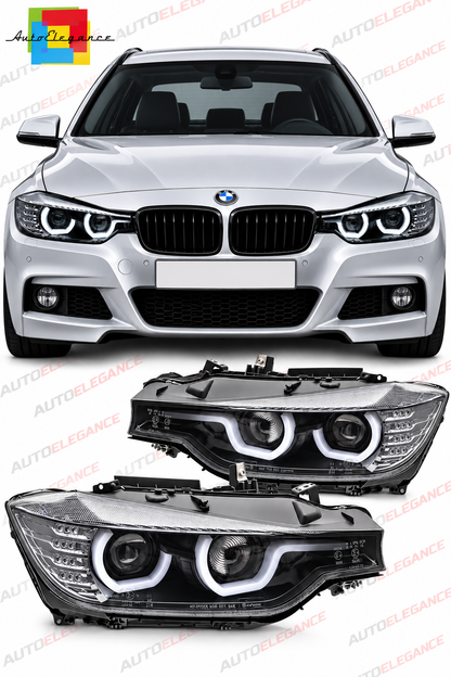 💕ART.5482 FARI ANTERIORI ADATTO PER BMW SERIE 3 F30/F31 11 -15  CROMATA💕