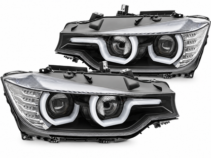 💕ART.4823  FARI ANTERIORI BMW SERIE 3 F30/F31 11-15 NERO 💕
