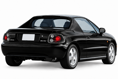 👉FARI POSTERIORI ADATTO PER HONDA CRX DEL SOL 03.92-97 NERI👈