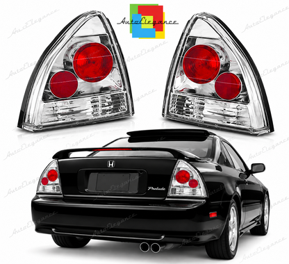 👉FARI POSTERIORI ADATTO PER HONDA PRELUDE 02.92-01.97 CROMATI👈